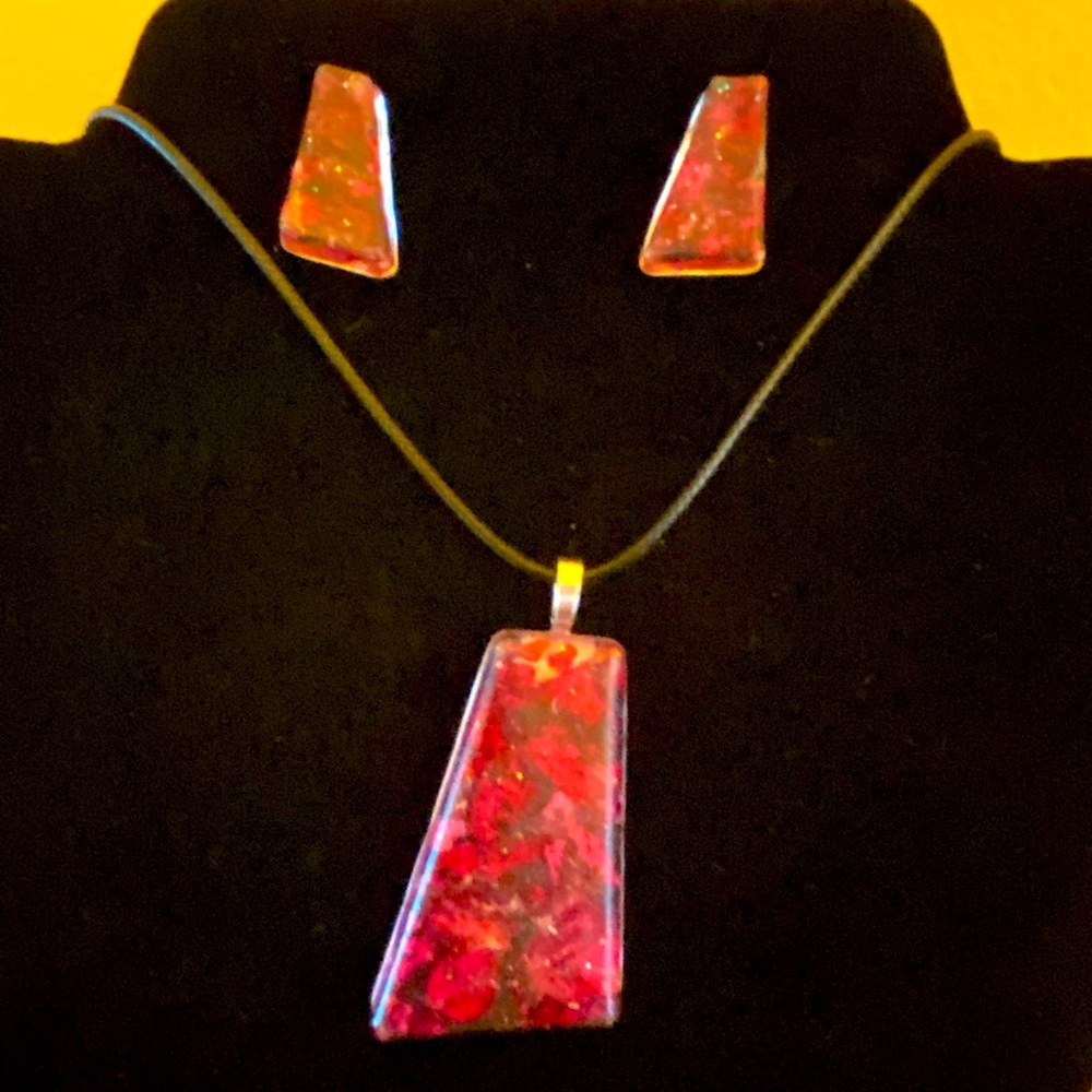 Trapezoid Handmade Necklace